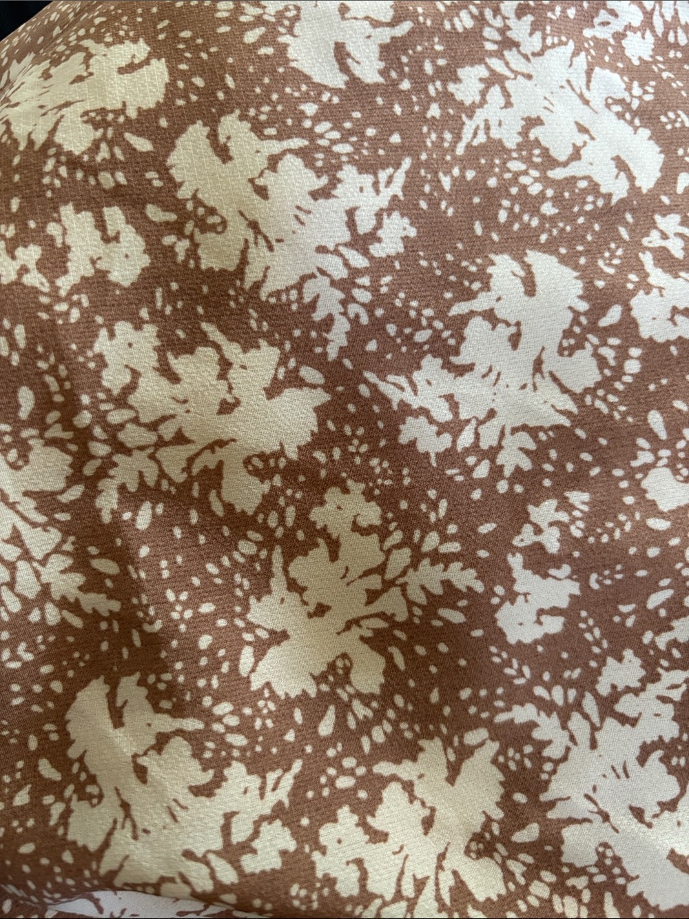 Lulus Picturesque Moments Brown Floral Print Strappy Maxi Dress Sz M Date Night - Picture 9 of 9